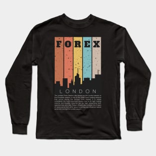 Forex London Skyline Long Sleeve T-Shirt